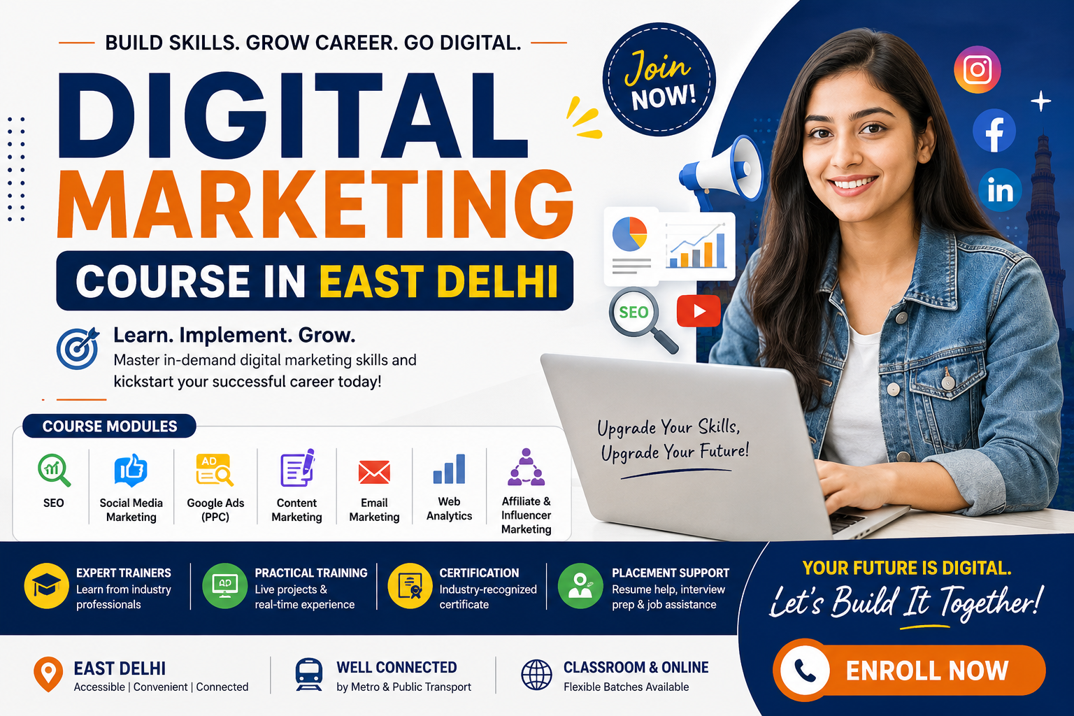 Read more about the article digitital marketing cource in east delhi